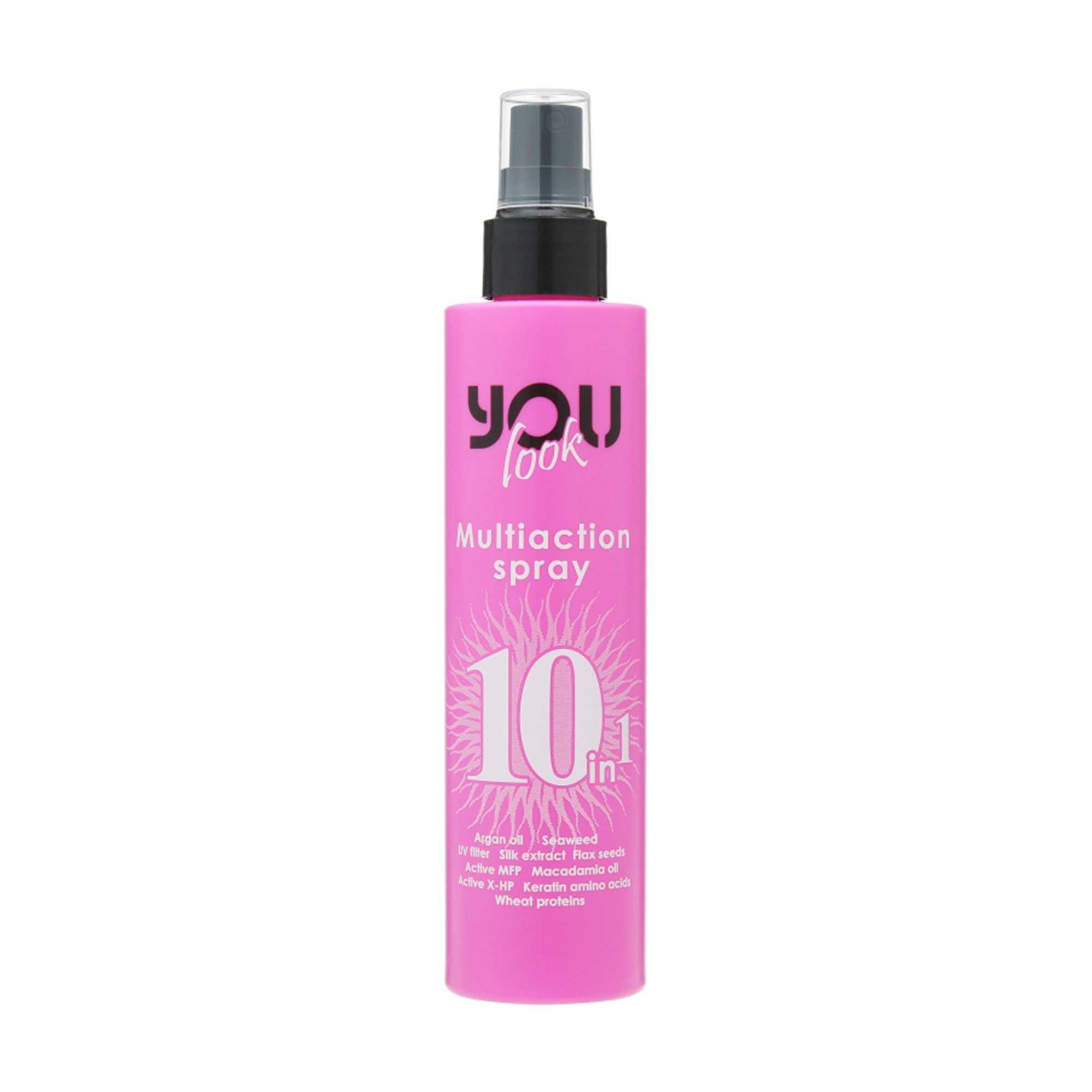 Мультиспрей миттєвої дії 10 в 1 для волосся You Look Professional 10 in 1 Multiaction Spray, 200 мл (рожевий)